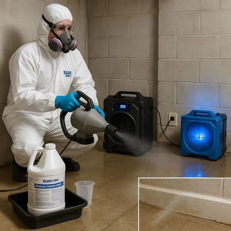 Sanitization and Odor Removal process in Durand, MI