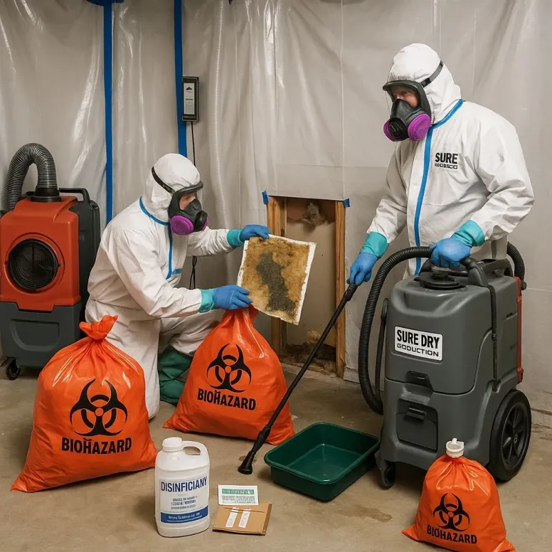 Contaminated Water Handling Protocols process in Durand, MI