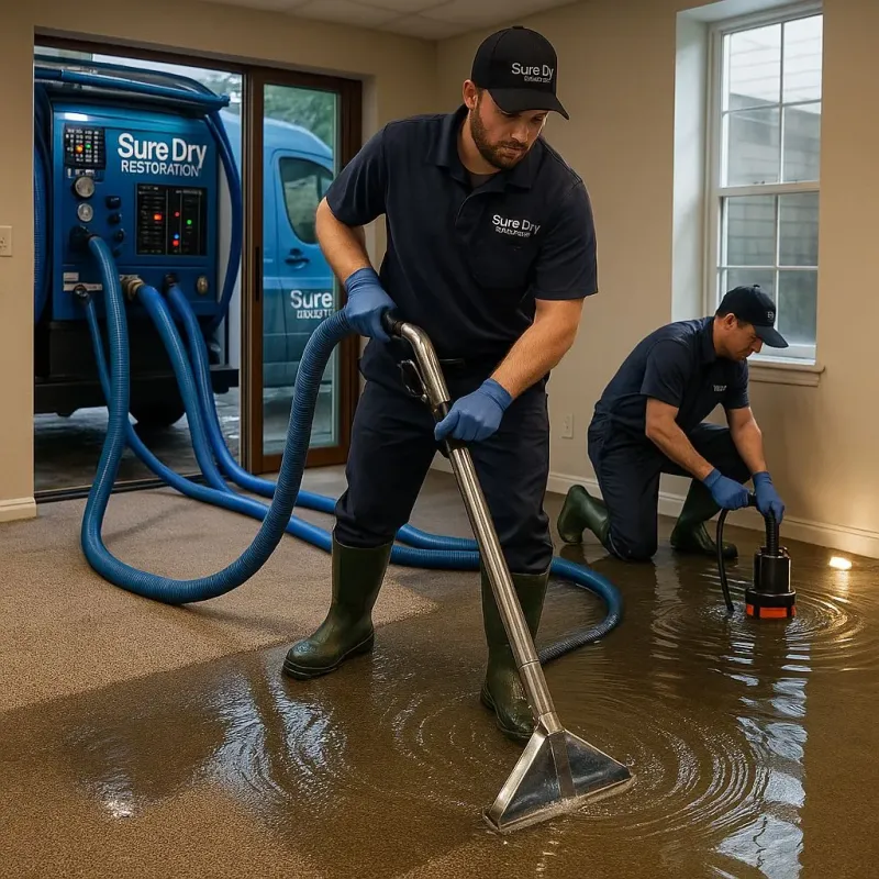Water Extraction and Removal process in Durand, MI